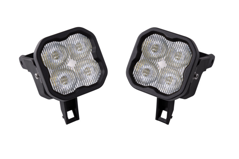 Ford Ranger Fog Light Kit - Diode Dynamics - SS3 LED Dual-Color - Selectable 6000K white and 3000K yellow - `99-`10